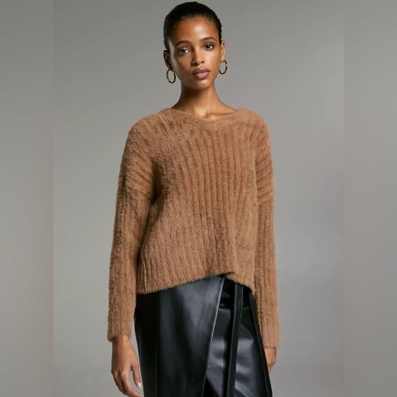 Aritzia Sweaters - NWOT Aritzia Babaton Ulmann Sweater Constant Camel